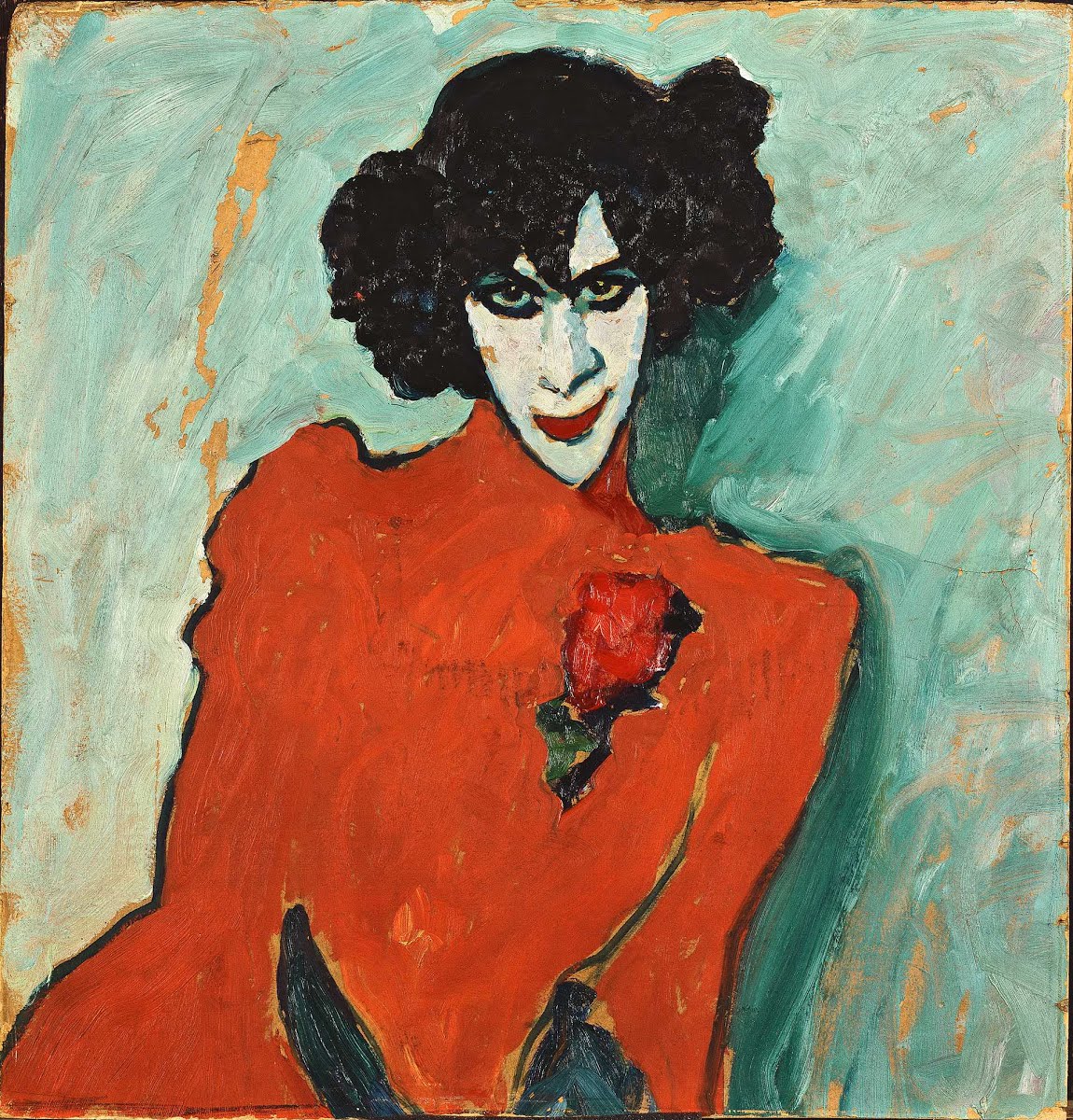 Alexej von Jawlensky Portrait du danseur Aleksander Sakharov - 1909  
