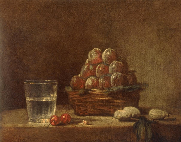 Panier de prunes - Chardin