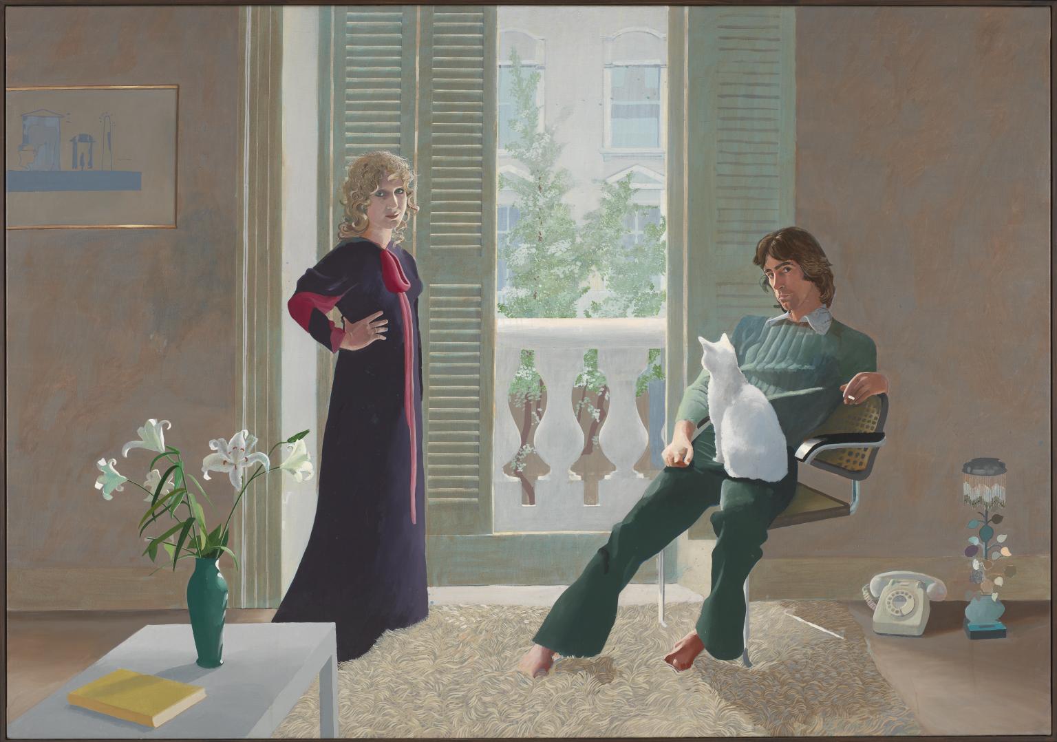 Mr. et Mrs. Clark and Percy - David Hockney