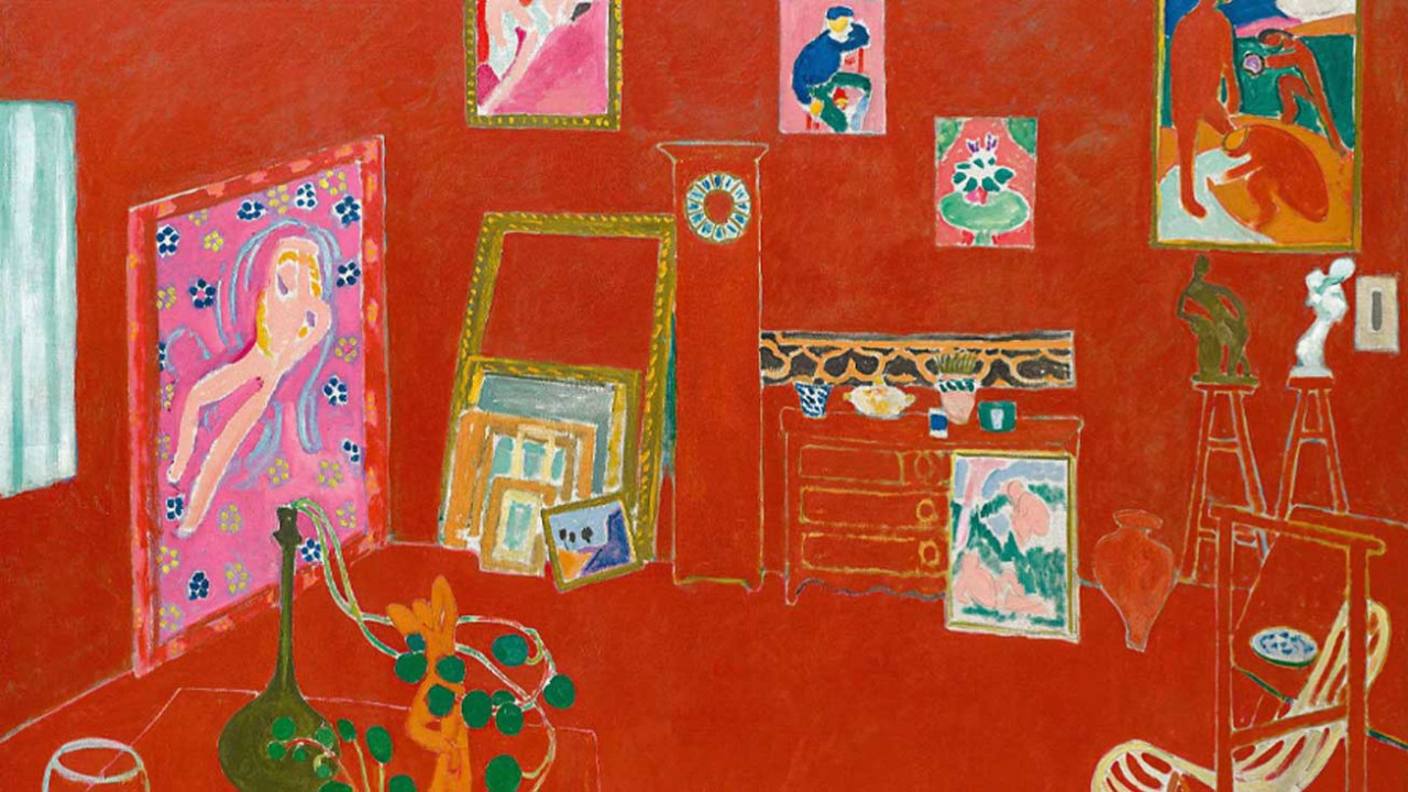 Henri Matisse, L’Atelier rouge, 1911, huile sur toile, 181 x 219 cm, New York ©Museum of Modern Art