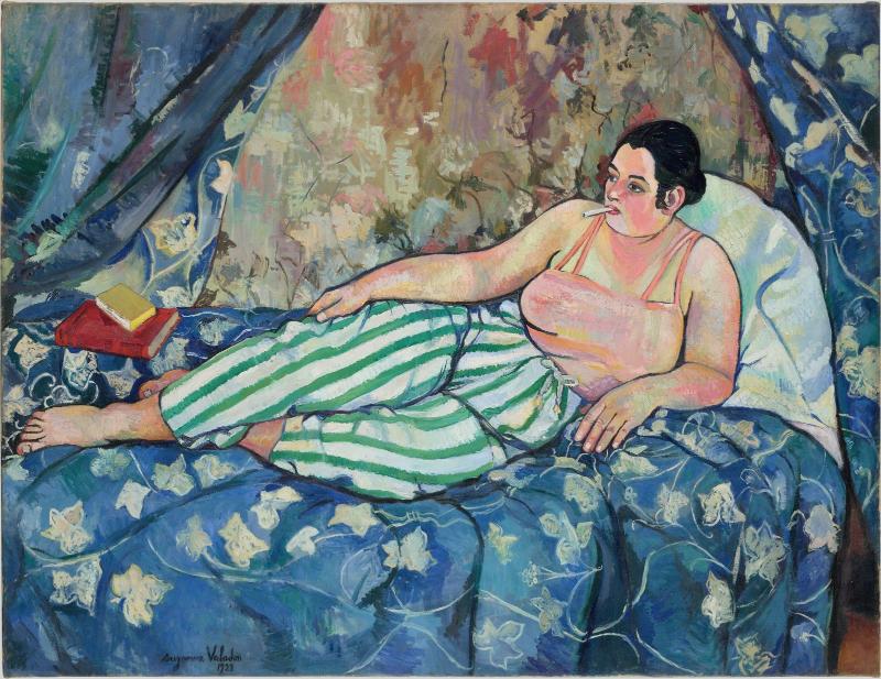 la Chambre bleue par Suzanne Valandon (1923)