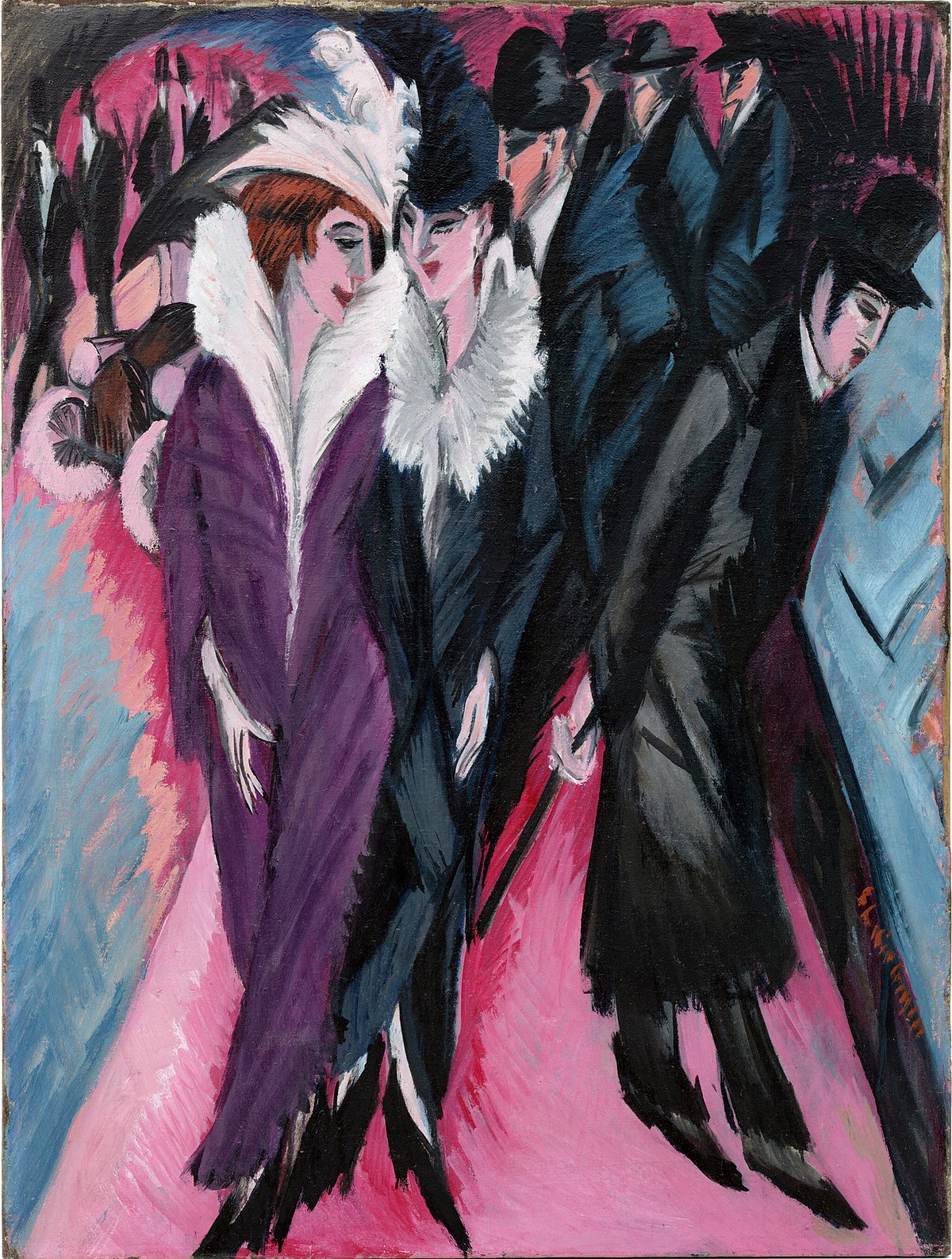 La Rue d'Ernst Ludwig Kirschner
