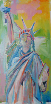 Œuvre contemporaine nommée « My name is Liberty », Réalisée par BONNEAU-MARRON