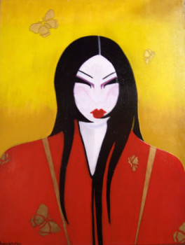 Œuvre contemporaine nommée « Geisha », Réalisée par MISSANNE