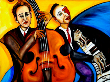 Œuvre contemporaine nommée « Music Men », Réalisée par PAULA LAFLAMME