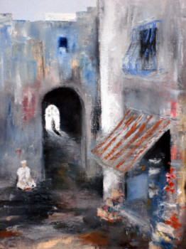 Œuvre contemporaine nommée « Médina 7 », Réalisée par GUILLOU