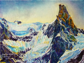 Œuvre contemporaine nommée « la dent du Géant », Réalisée par DARNAL