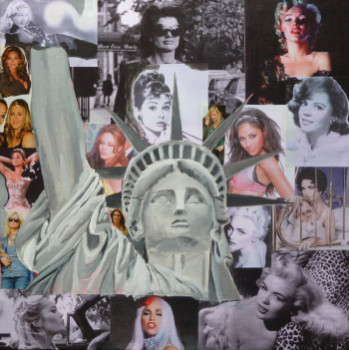 Œuvre contemporaine nommée « The Divas' Lady Liberty », Réalisée par BONNEAU-MARRON