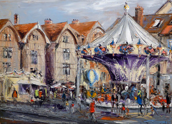 Œuvre contemporaine nommée « manege Place Foch TROYES aube 10 », Réalisée par GEBO