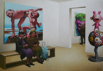 Œuvre contemporaine nommée « GALERIE », Réalisée par BRUET