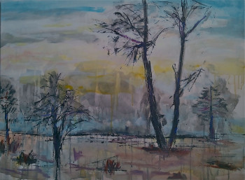 Œuvre contemporaine nommée « Central Park in the dark », Réalisée par CHRISTIAN MENARD