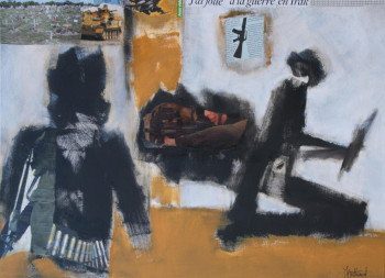 Œuvre contemporaine nommée « J'ai joué à la guerre en Irak », Réalisée par ALAIN BERTHAUD