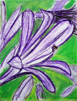 Œuvre contemporaine nommée « Fleurs 80 », Réalisée par CHRISTIAN DOLLET