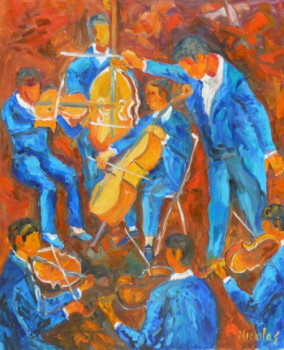Œuvre contemporaine nommée « Musique maestro », Réalisée par BERNARD NICOLAS