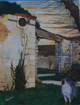 Œuvre contemporaine nommée « la ferme de Dormelle », Réalisée par PIERRE BANDINI