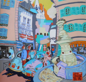 Œuvre contemporaine nommée « Baiona, 4+3 », Réalisée par PB