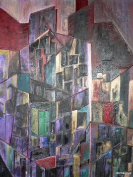 Œuvre contemporaine nommée « Une vile ...une nuit », Réalisée par COLETTE TERRANOVA