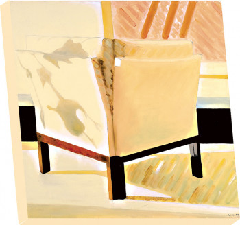 Œuvre contemporaine nommée « fauteuil cube », Réalisée par FREDERIQUEK