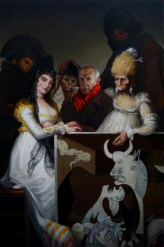 Œuvre contemporaine nommée « ESPAGNOLADE », Réalisée par BRUET