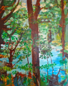 Œuvre contemporaine nommée « Kubota park greens », Réalisée par CHRISTIAN MENARD