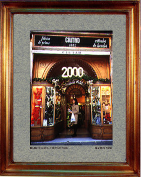 Œuvre contemporaine nommée « Catalogne sud. Barcelona ciutat 2000 », Réalisée par EMILE RAMIS