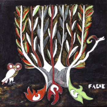 Œuvre contemporaine nommée « Arbre de vie 2 », Réalisée par FABIE