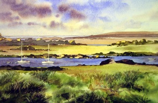 Œuvre contemporaine nommée « Le Sound (Iles Chausey) », Réalisée par VAL.H
