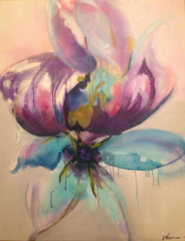 Œuvre contemporaine nommée « Iris 1 », Réalisée par ISABELLE VERDENNE