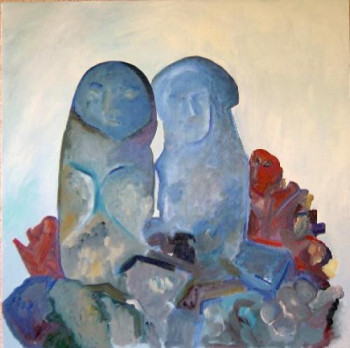 Œuvre contemporaine nommée « duo corsica », Réalisée par IRANE PERKO