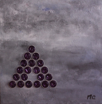 Œuvre contemporaine nommée « le triangle des... », Réalisée par MARIA COUTINHO / MARIA C.