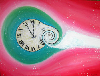 Œuvre contemporaine nommée « Tempus fugit », Réalisée par GéRALD GOSSELIN