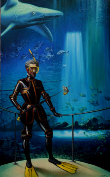 Œuvre contemporaine nommée « AQUARIUM », Réalisée par BRUET