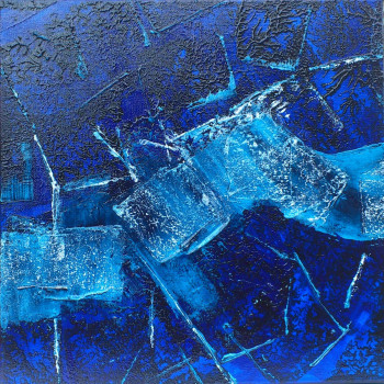 Œuvre contemporaine nommée « Si bleu, si calme / So Blue, So Calm #15015 », Réalisée par KLARA