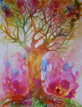 Œuvre contemporaine nommée « Arbre 01 », Réalisée par MARWANART