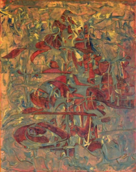Œuvre contemporaine nommée « Derrière la vitre », Réalisée par J.CLAUDE SAVI