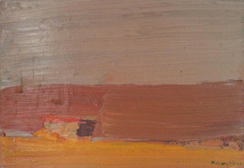 Œuvre contemporaine nommée « Enter Ciel et sable 2 », Réalisée par KAOUTHER