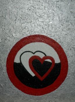 Œuvre contemporaine nommée « Offrir pour la St Valentin N° 24 », Réalisée par ANGELINO CAMPIGOTTO