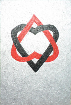 Œuvre contemporaine nommée « Offrir pour la St Valentin N°25 », Réalisée par ANGELINO CAMPIGOTTO