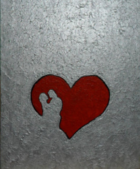 Œuvre contemporaine nommée « Offrir pour la St Valentin N° 27 », Réalisée par ANGELINO CAMPIGOTTO