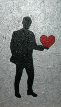 Œuvre contemporaine nommée « Offrir pour la St Valentin N° 31 », Réalisée par ANGELINO CAMPIGOTTO