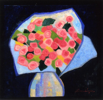 Œuvre contemporaine nommée « bouquet composé », Réalisée par FRANCE WAGNER