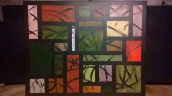 Œuvre contemporaine nommée « Vetrata artistica », Réalisée par VALEMARO