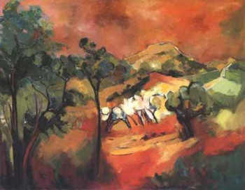 Œuvre contemporaine nommée « Provence », Réalisée par STéPHANE BLECON