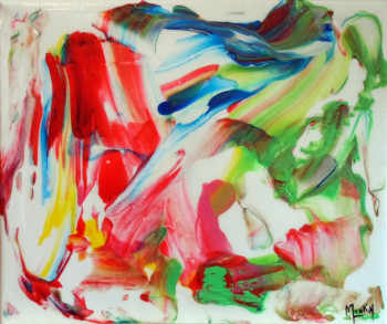 Œuvre contemporaine nommée « Reve fugitif », Réalisée par JACKY MONKA