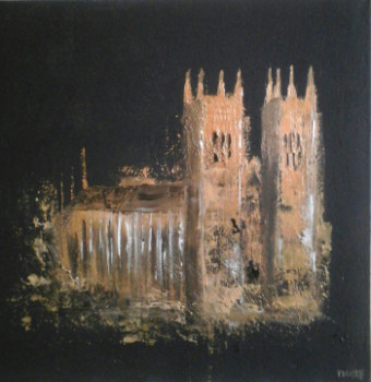 Œuvre contemporaine nommée « WESMINSTER ABBEY », Réalisée par MIREILLE MAURY