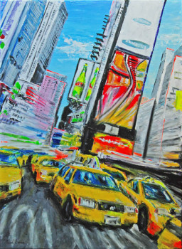 Œuvre contemporaine nommée « Race of taxi », Réalisée par PASCAL LENOBLE