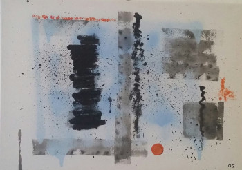 Œuvre contemporaine nommée « Aurore », Réalisée par ODILE GASLONDE