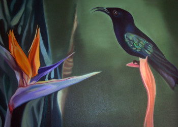Œuvre contemporaine nommée « Oiseau », Réalisée par ELENA GOLOVINA