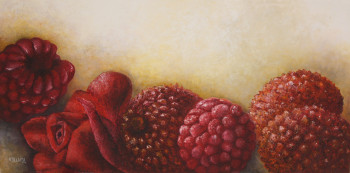 Œuvre contemporaine nommée « Le bal des petits fruits », Réalisée par ADéLAïDE