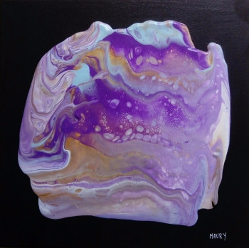 Œuvre contemporaine nommée « AMETHYSTE », Réalisée par MIREILLE MAURY